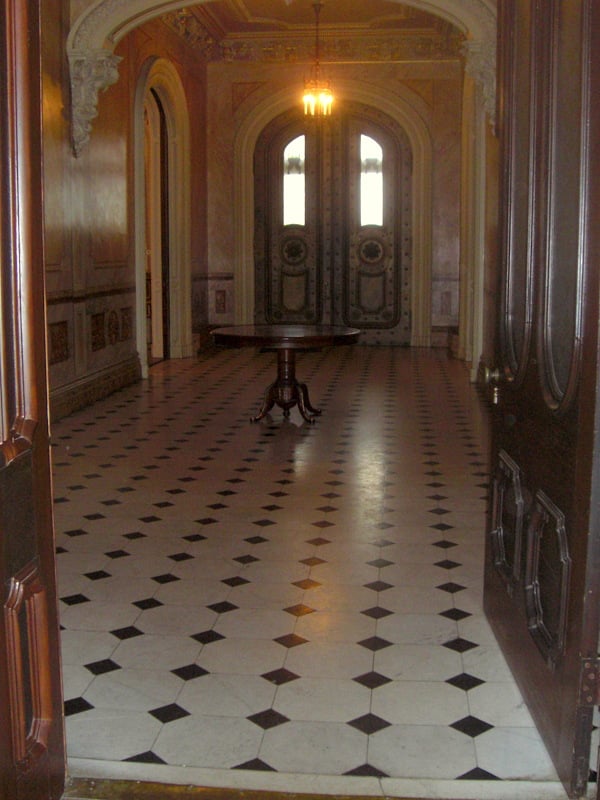 Hay House Macon, Ga. Front entrance foyer