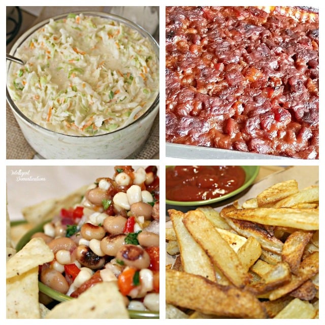 Superbowl Party Food Menu with recipes including Meats, Sides and Dessert ideas. Game Day Menu. #gameday #partyfood