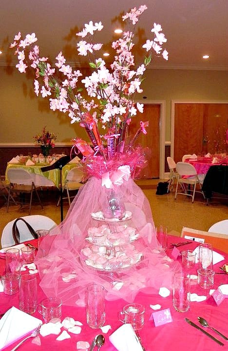 Cherry Blossom tablescape ideas.intelligentdomestications.com