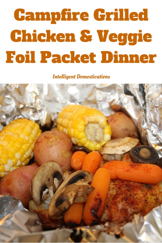 Foil pack chicken and vegetables