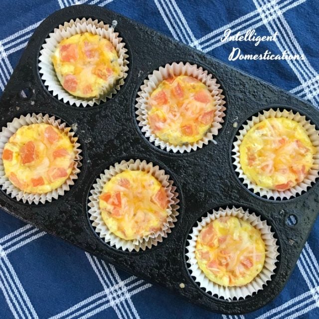 If you can chop vegetables and stir eggs, you can make these Baked Egg & Veggie Omelet Muffins. Easy to personalize, low carb and gluten free. A nice addition to your Brunch menu. Easy breakfast on the go finger food. #omelet #breakfast If you can chop vegetables and stir eggs, you can make these Baked Egg & Veggie Omelet Muffins. Easy to personalize, low carb and gluten free. A nice addition to your Brunch menu. Easy breakfast on the go finger food. #omelet #breakfast