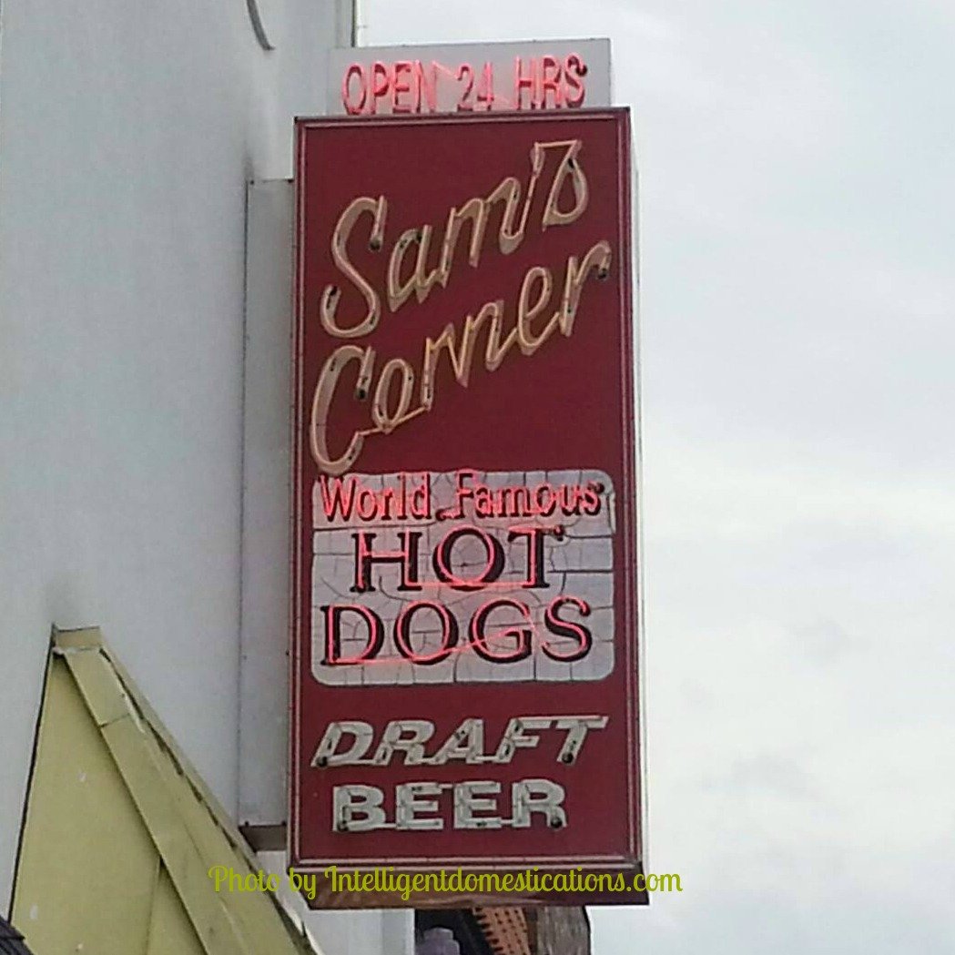 Sam's Corner Hot Dogs Myrtle Beach S.C. Where to find a good Hot Dog at Myrtle Beach S. C. #myrtlebeach #hotdogtour