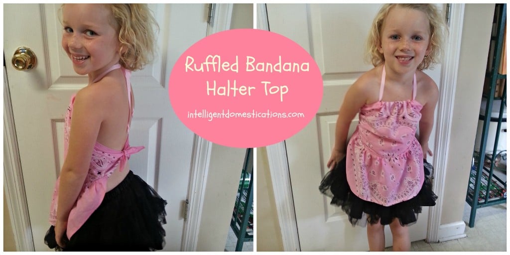 Ruffled Bandana Halter Top.intelligentdomestications.com
