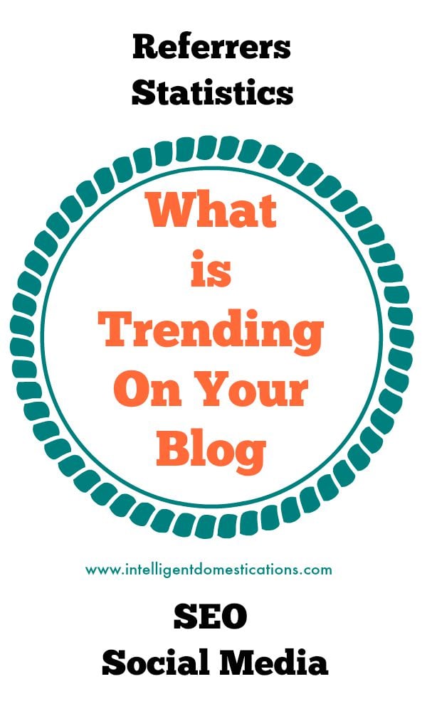 What Is Trending On Your Blog. How to find your trending posts and which social media sites are working best for your blog.www.intelligentdomestications.com