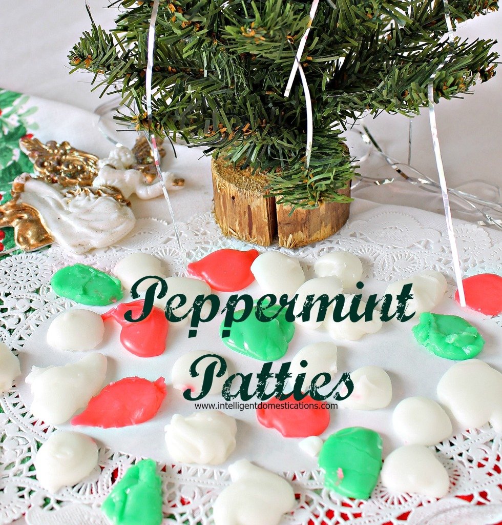 Homemade Peppermint Pattie Candy. Find recipes at www.intelligentdomestications.com