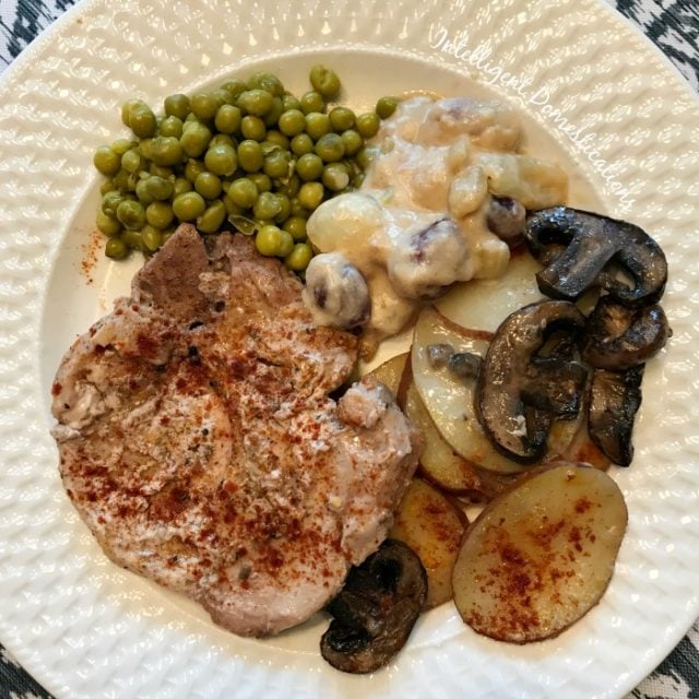 Pork Chop Casserole easy recipe for a different weeknight meal idea. Use fresh potatoes with the skins on for more fiber. Mushrooms optional. Ready in about an hour. A hearty stick-to-the-ribs meal. #casserole #weeknightmeal Pork Chop Casserole easy recipe for a different weeknight meal idea. Use fresh potatoes with the skins on for more fiber. Mushrooms optional. Ready in about an hour. A hearty stick-to-the-ribs meal. #casserole #weeknightmeal