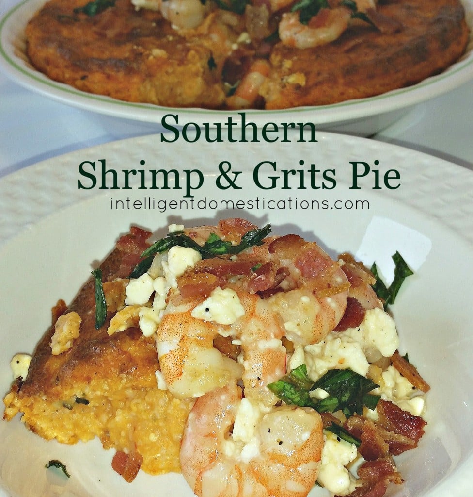 Southern-Shrimp-and-Grits-Pie #shrimpandgrits