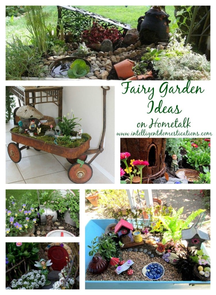 Fairy Garden Ideas on Homtalk by www.intelligentdomestications.com