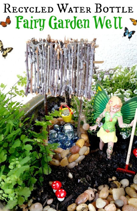 Fairy Garden accessories you can make. DIY Fairy Garden Water Well Recycled-Water-Bottle-Fairy-Garden-Well-. DIY Fairy Garden Ideas