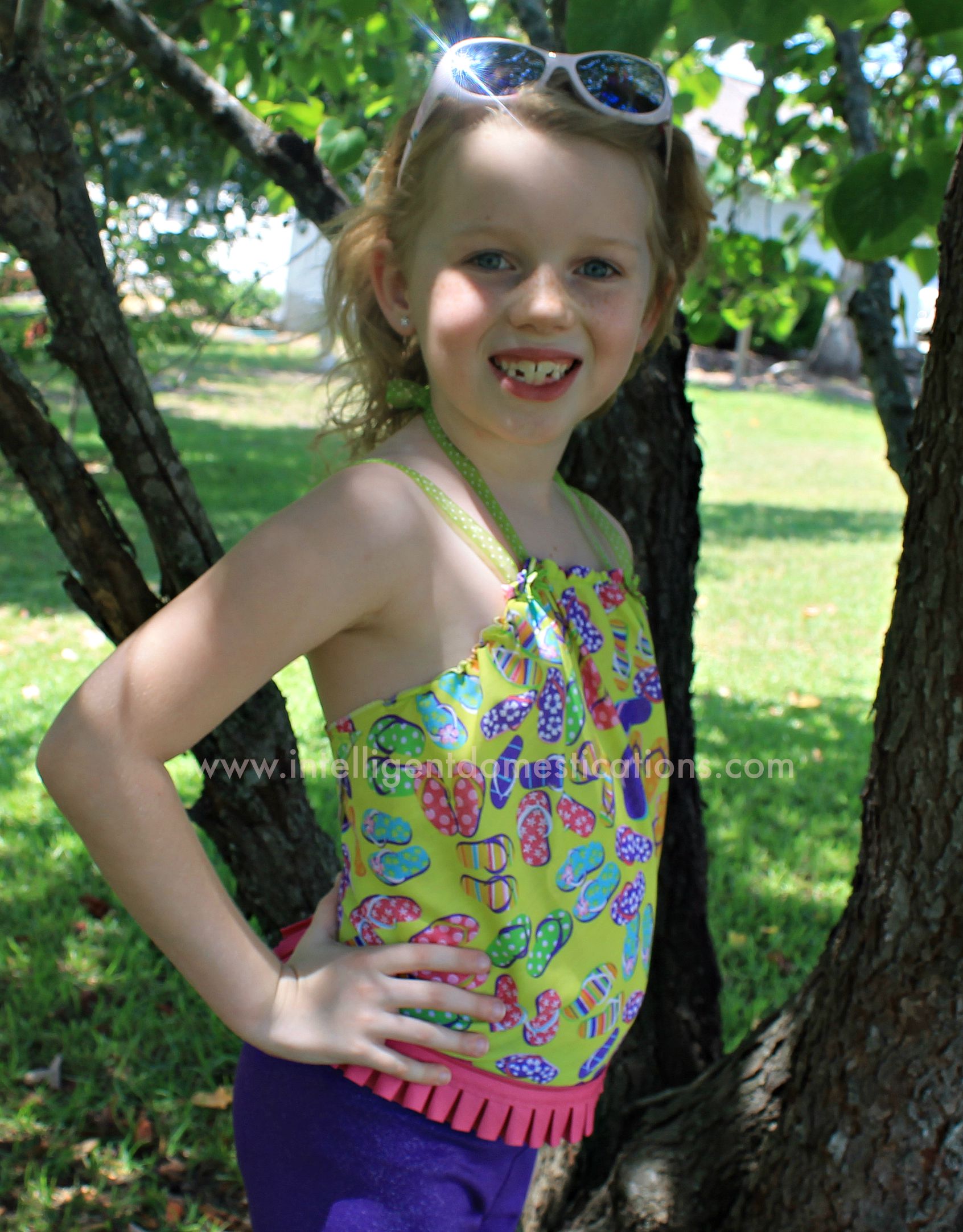 Sew A Girl's Bandana Summer Top