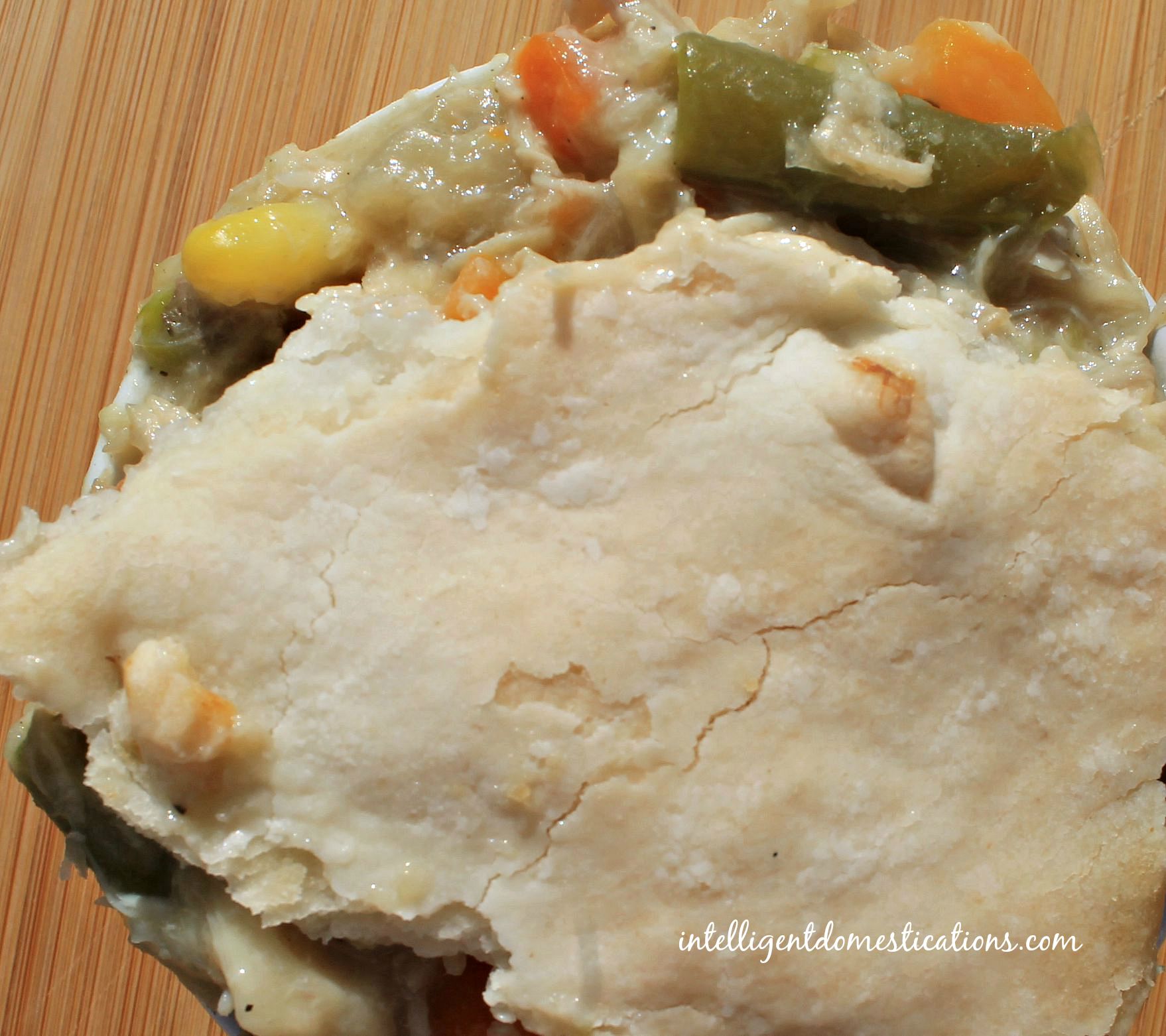 Shirley's Famous Homemade Chicken Pot Pie www.intelligentdomestications.com