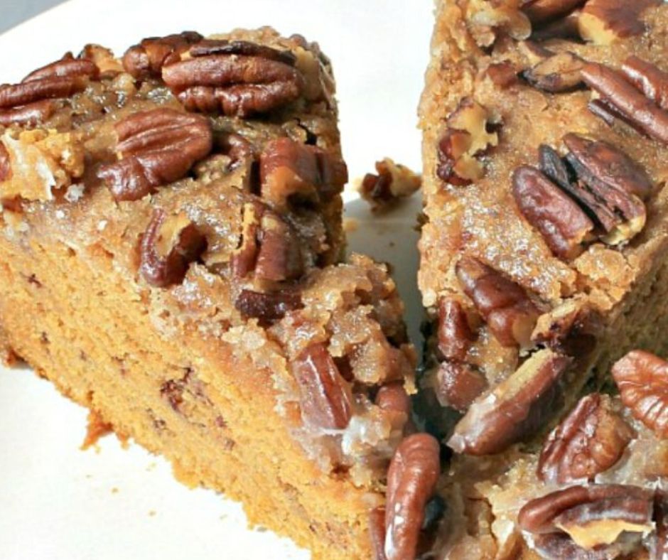Pumpkin Streusel Coffee Cake made in the Slow cooker