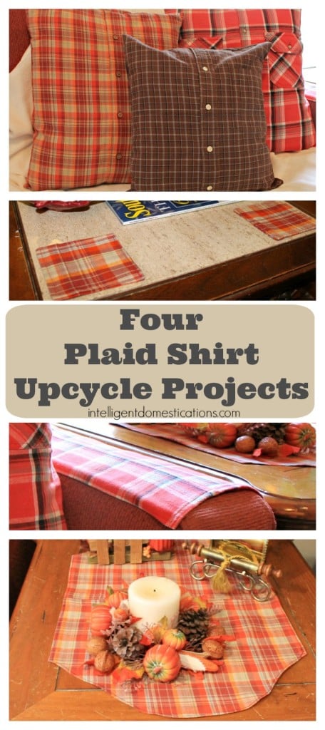 Four Plaid Shirt Upcycle Projects 
