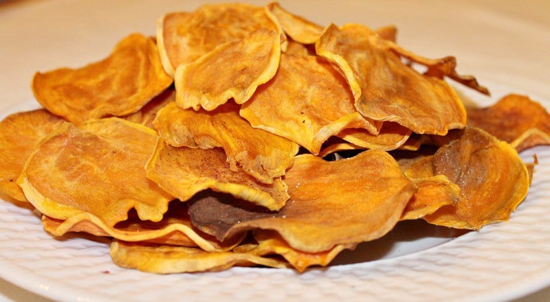 Baked Sweet Potato Chips recipe
