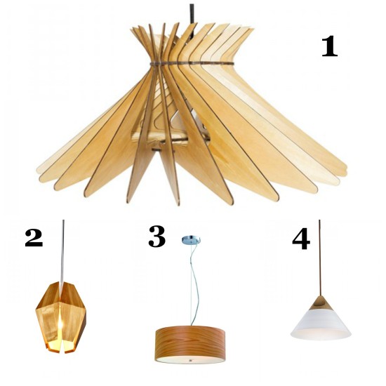 Chic wooden pendant lighting by Parrot Uncle