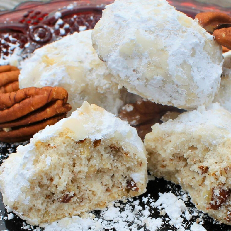 Pecan Snowball Cookies