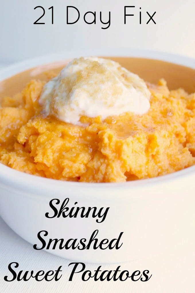 Skinny Smashed Sweet Potatoes