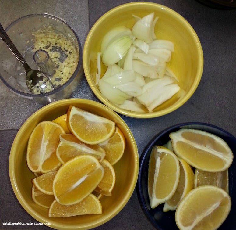 How to Brine a Turkey. Citrus and Herb Brine recipe for your Thanksgiving Turkey. #turkeybrine #ThanksgivingTurkey Turkey brine ingredients.intelligentdomestications.com