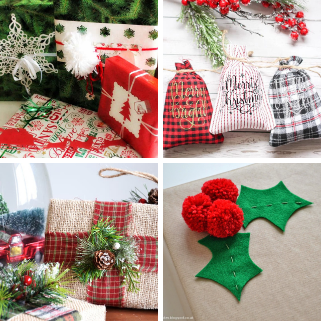 4 different ways to wrap Christmas gifts