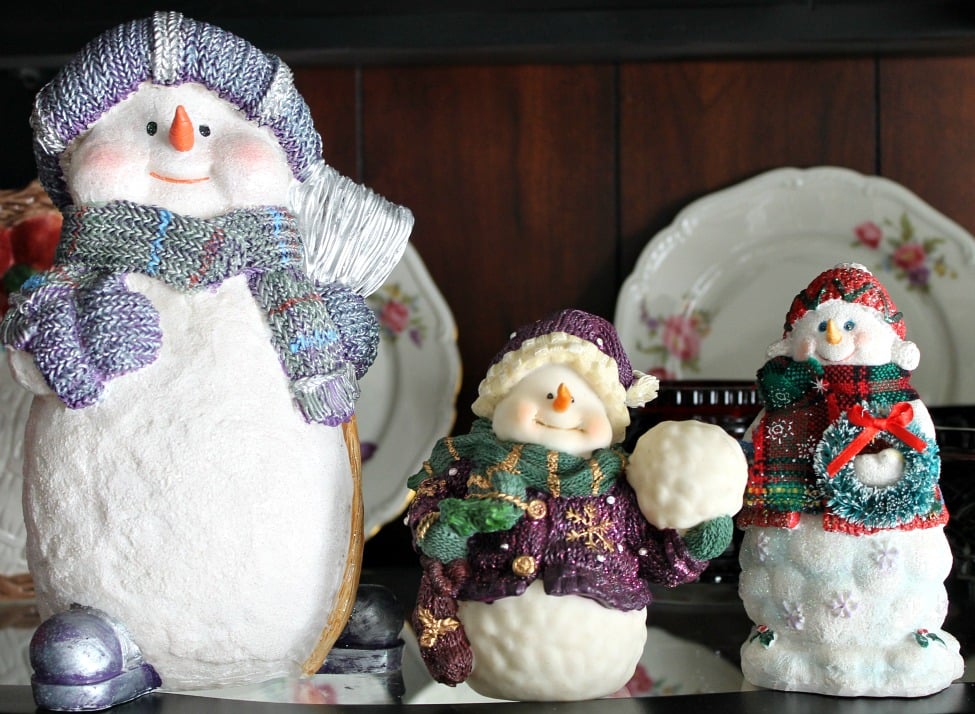 Christmas Home Tour 2015.Snowman Family.intelligentdomestications.com
