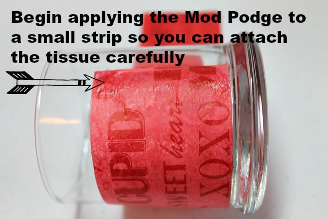 Apply the Mod Podge