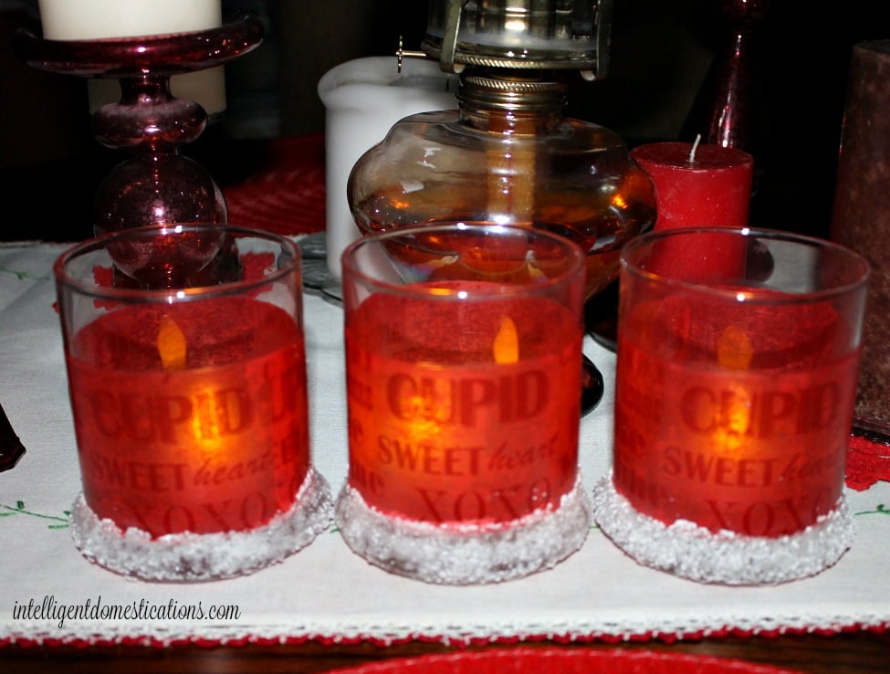 DIY Valentine Candle Jars. Dollar Store Crafts.intelligentdomestications.com