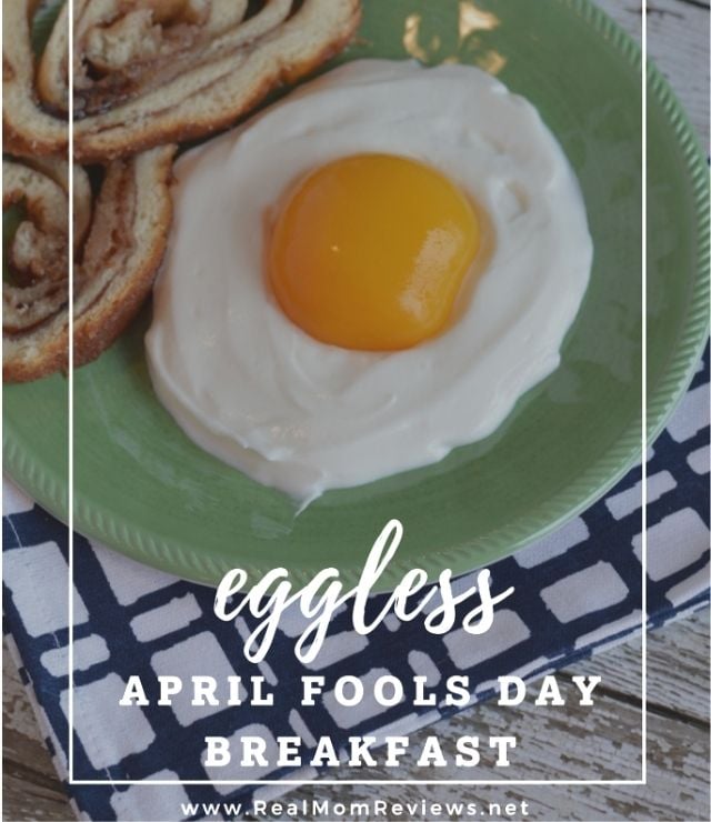 Eggless breakfast April Fools trick