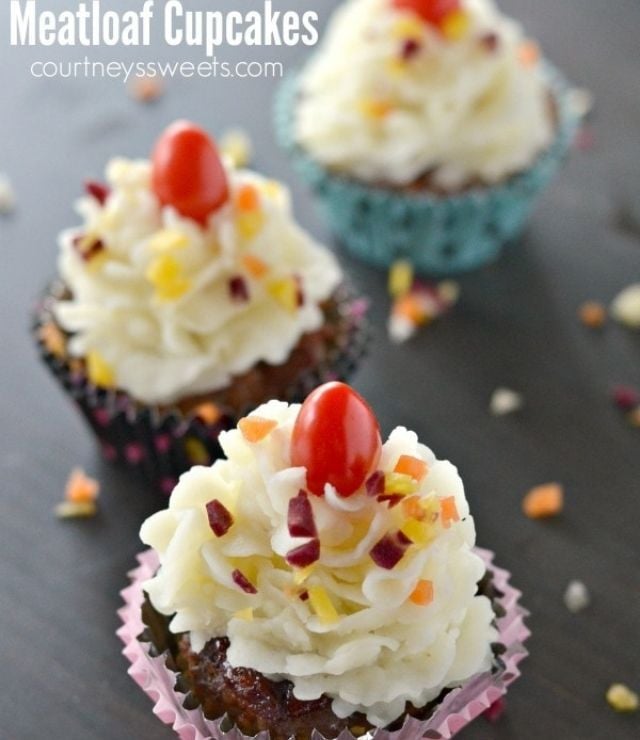 Meatloaf cupcakes April Fools Day joke