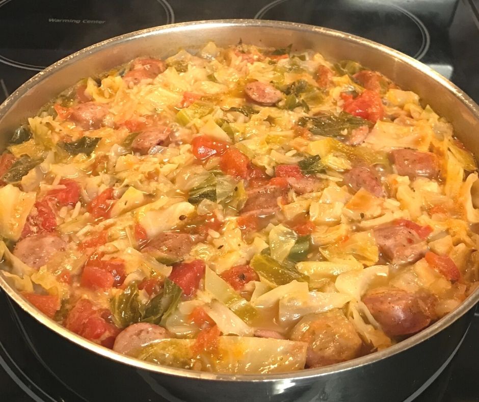 Cabbage and sausage dinner recipe