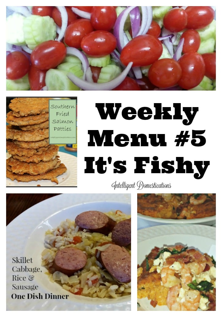Weekly Menu #5 It’s Fishy