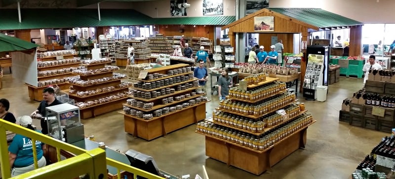 You will find all sorts of southern goodies in the store at Lane Southern Orchards