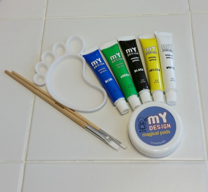 My Design Magical Pads for erasing and the paint colors