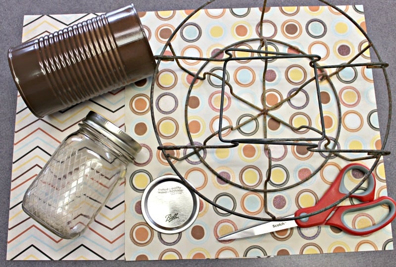 supplies to make a fall candy buffet for your kitchen