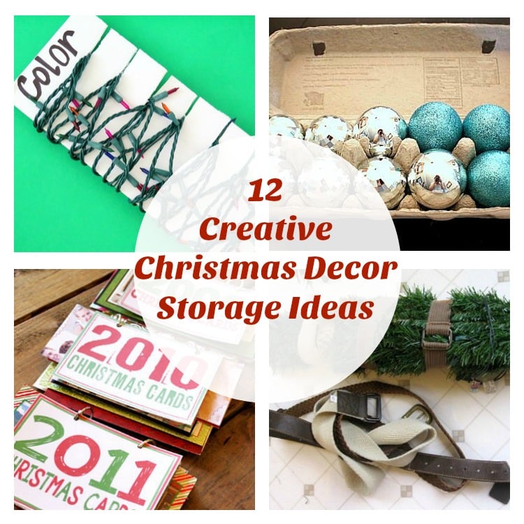 12 Creative Christmas Decoration Storage Ideas