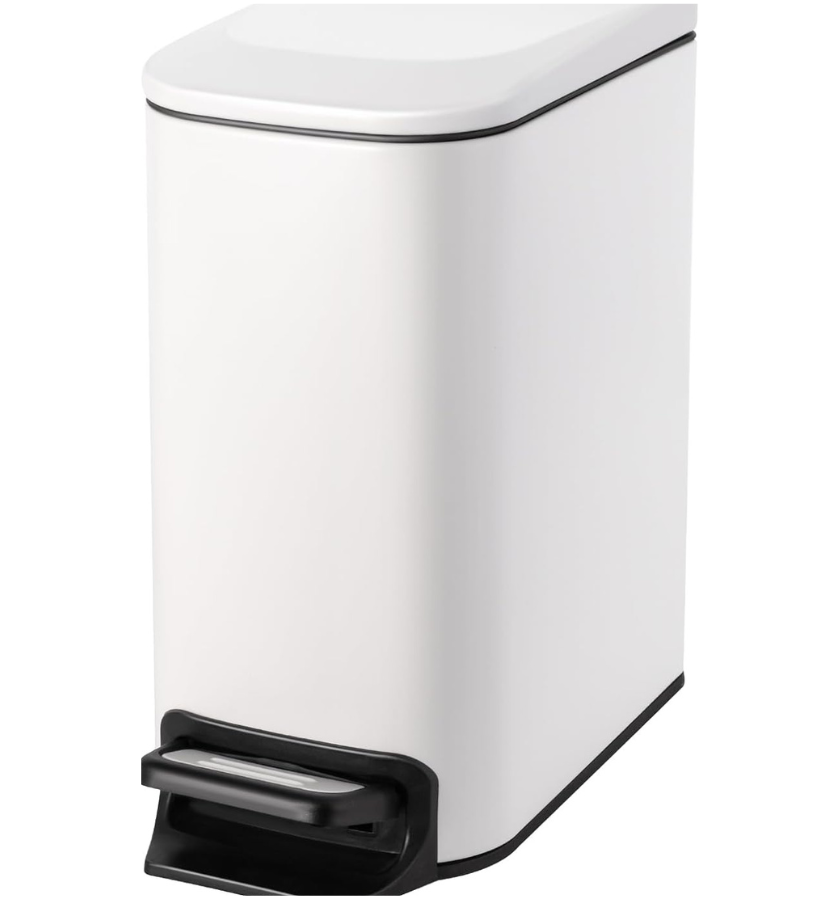 small bathroom trash can