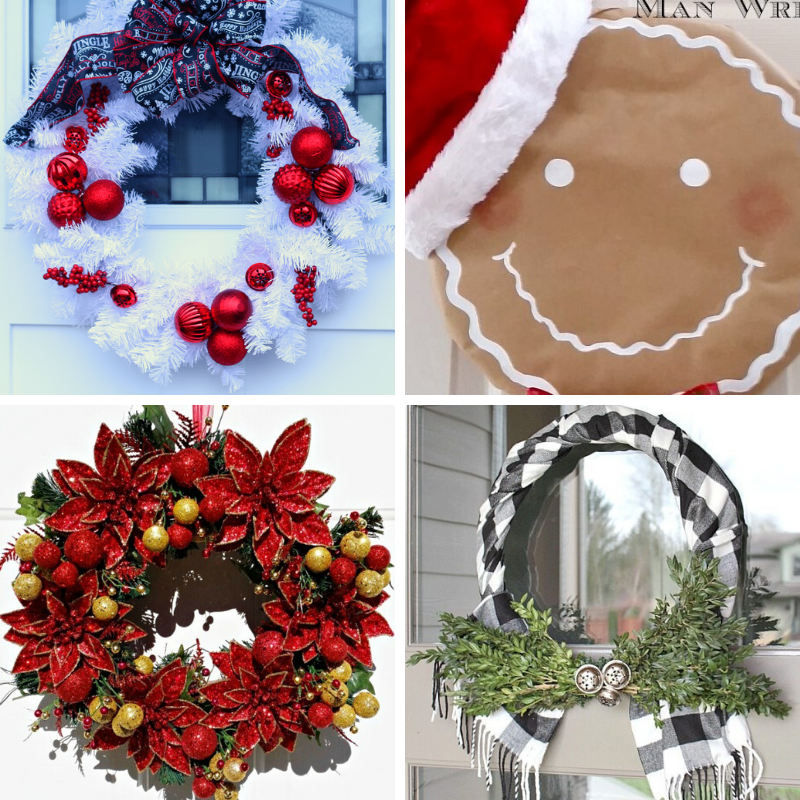 12 DIY Beautiful and Unique Christmas Wreath Ideas