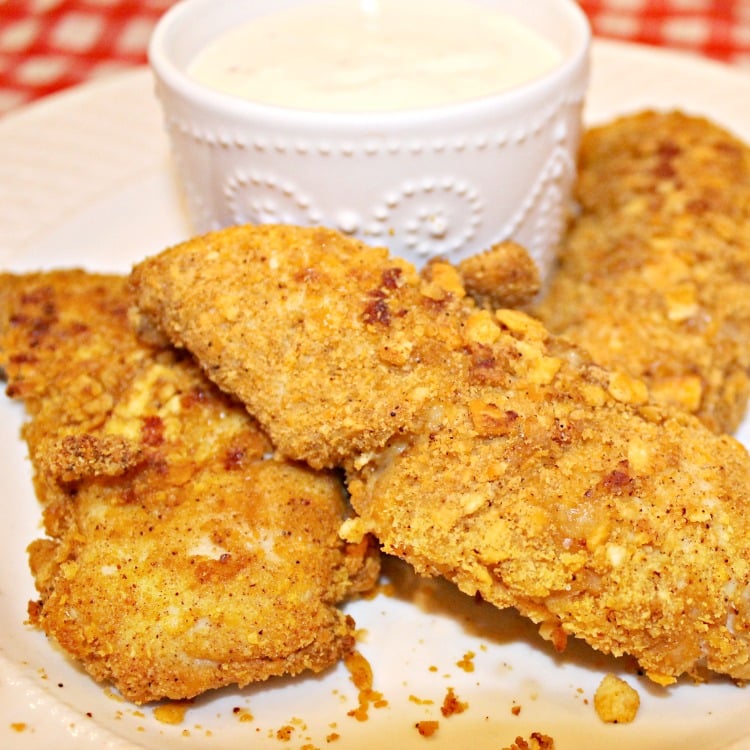 Cheeze It crust Baked Chicken Tenders