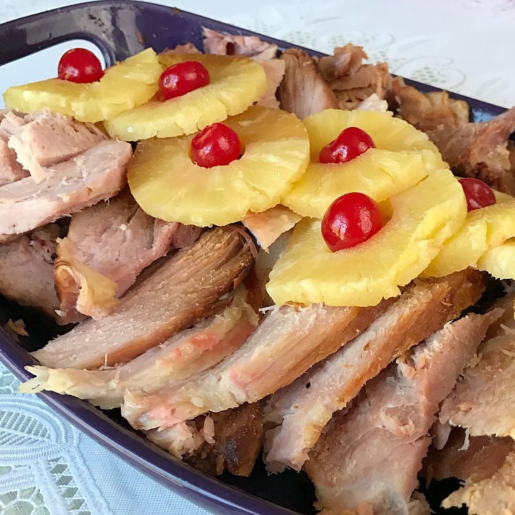 Crockpot Brown Sugar & Pineapple Ham recipe easy recipe. How to cook a delicious homemade Ham in the Slowcooker. You can use this easy four ingredient recipe to cook the ham for Easter, Thanksgiving or Christmas.. #crockpotrecipe #Easter #Christmas #Thanksgiving Crockpot Brown Sugar and Pineapple ham recipe. Turn a classic ham into a delicious and beautiful holiday dish