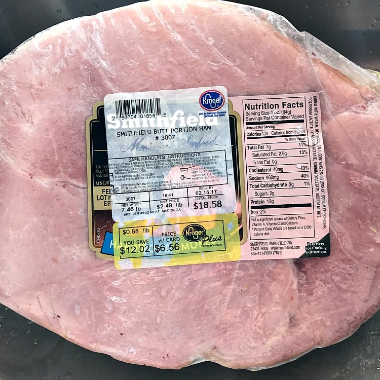 Crockpot Brown Sugar & Pineapple Ham recipe easy recipe. How to cook a delicious homemade Ham in the Slowcooker. You can use this easy four ingredient recipe to cook the ham for Easter, Thanksgiving or Christmas.. #crockpotrecipe #Easter #Christmas #Thanksgiving Crockpot Brown Sugar and Pineapple ham recipe. Turn a classic ham into a delicious and beautiful holiday dish