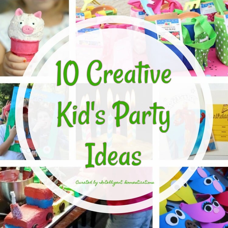 10 Creative Kid's Party Ideas. This collection contains unique and different ideas for kid's parties.
