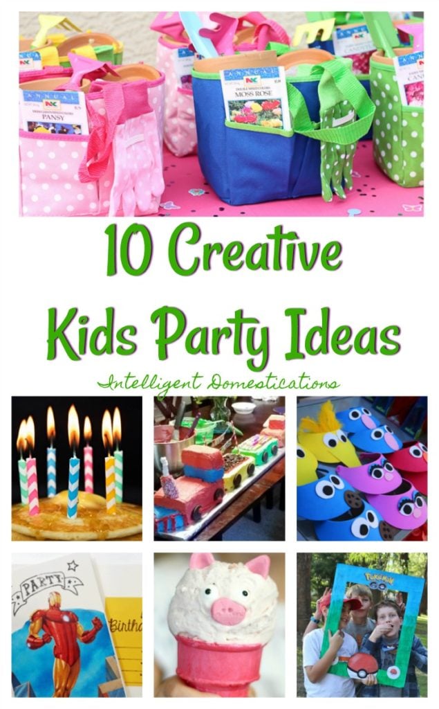 10 Creative Kid's Party Ideas. This collection contains unique and different ideas for kid's parties. 