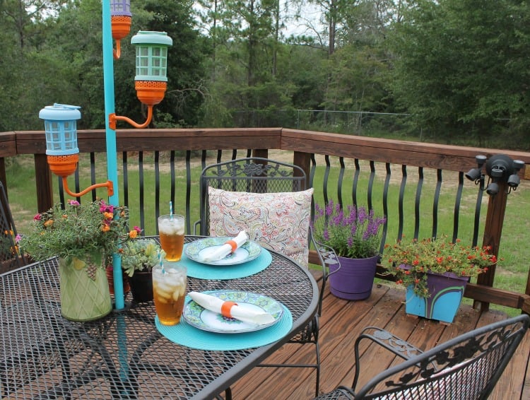 How we made over our deck with weekend projects for an updated gorgeous outdoor space.