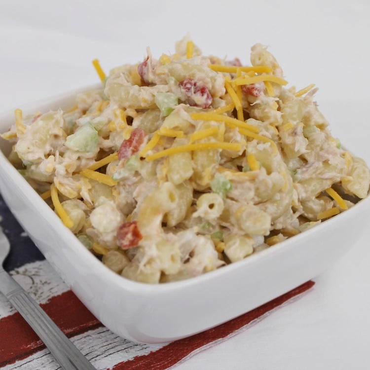 Tuna Pasta Salad recipe. Tuna Macaroni Salad recipe.