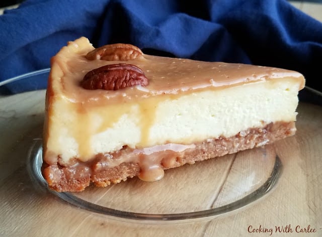 Kathy's Caramel Pecan Cheesecake from Cooking with Carlee