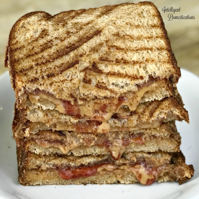Grilled Peanut Butter and Jelly Sandwich. How to grill a peanut butter and jelly sandwich