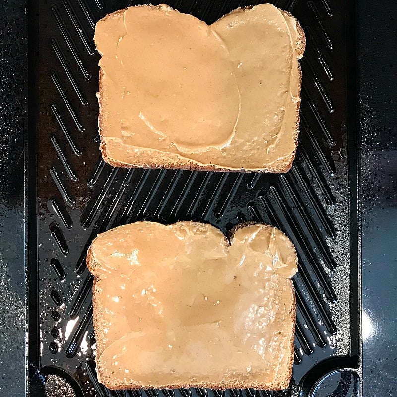 Grilled Peanut Butter and Jelly Sandwich. How to grill a peanut butter and jelly sandwich