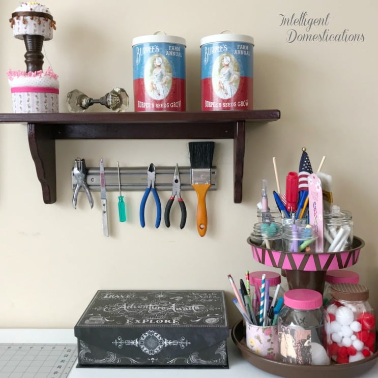 My Craft Space Makeover. Craft space makeover reveal.