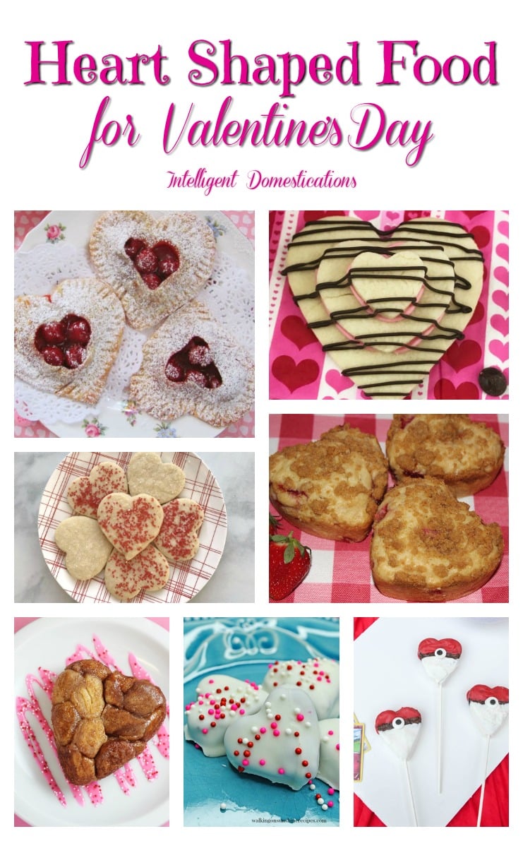Heart Shaped Food Ideas for Valentine's Day. Merry Monday Link Up Party Features
