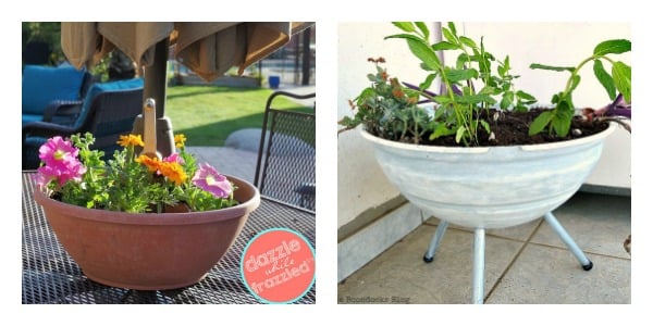 7 Unique DIY Planters. DIY Planters. 7 Creative DIY Planters to make #merrymondayfeatures #DIY #diyplanters