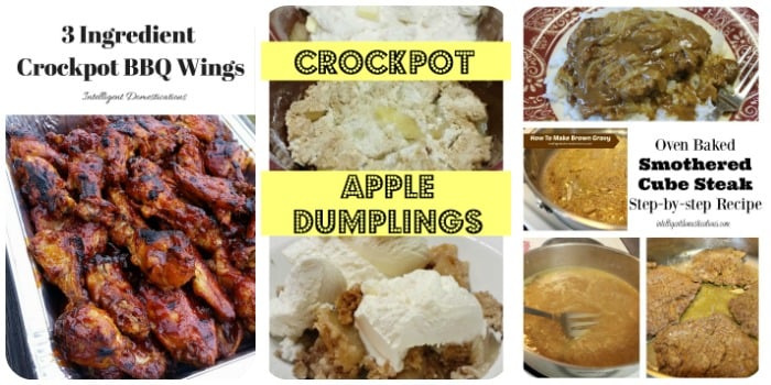 Popular Recipes from the blog Intelligent Domestications. How to subscribe to the blog Intelligent Domestications